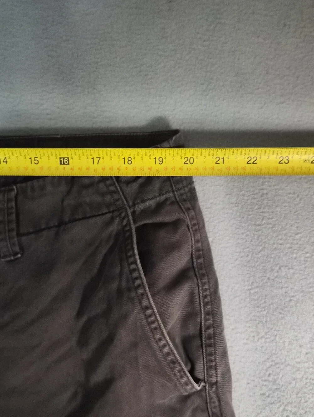 Grey Arizona jeans co baggy shorts size mens 38W